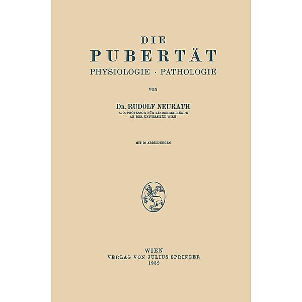 Die Pubertät, Rudolf Neurath