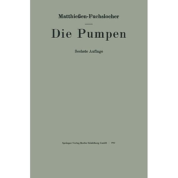 Die Pumpen, Eugen Fuchslocher