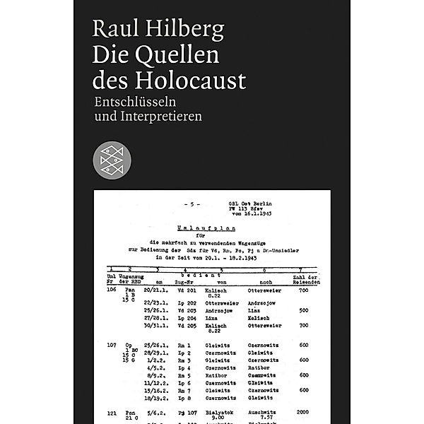 Die Quellen des Holocaust, Raul Hilberg