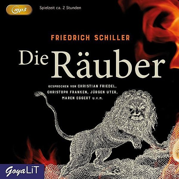Die Räuber,1 Audio-CD, MP3, Friedrich Schiller