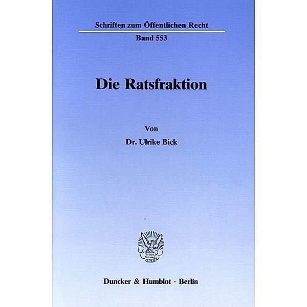 Die Ratsfraktion., Ulrike Bick