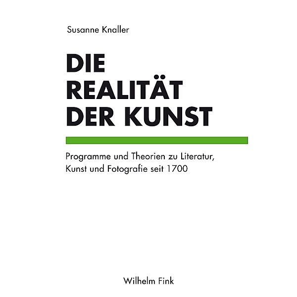 Die Realität der Kunst, Susanne Knaller