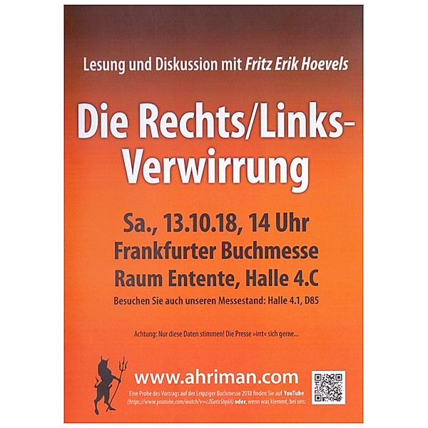 Die Rechts/Links-Verwirrung, Fritz Erik Hoevels