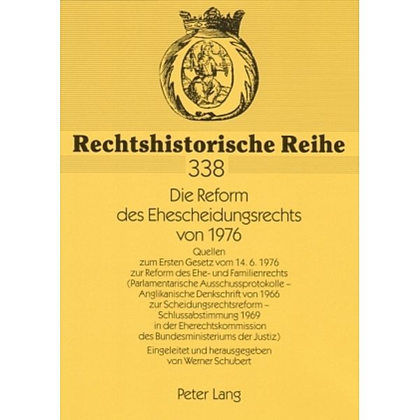 Die Reform des Ehescheidungsrechts von 1976