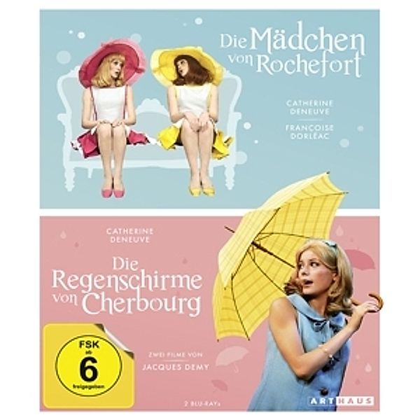 Die Regenschirme von Cherbourg & Die Mädchen von Rochefort BLU-RAY Box, Catherine Deneuve, Nino Castelnuovo