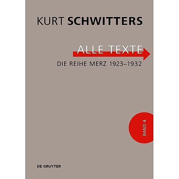 Die Reihe Merz 1923-1932, Kurt Schwitters
