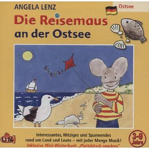 Die Reisemaus An Der Ostsee,1 Audio-CD, Angela Lenz