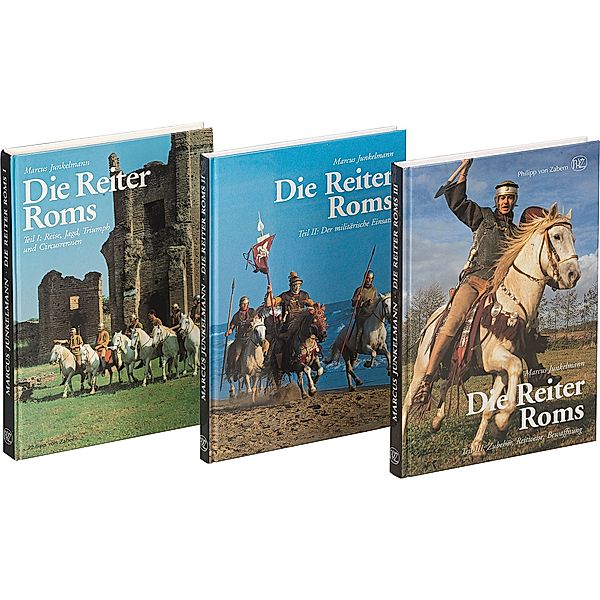 Die Reiter Roms, 3 Bände, Marcus Junkelmann