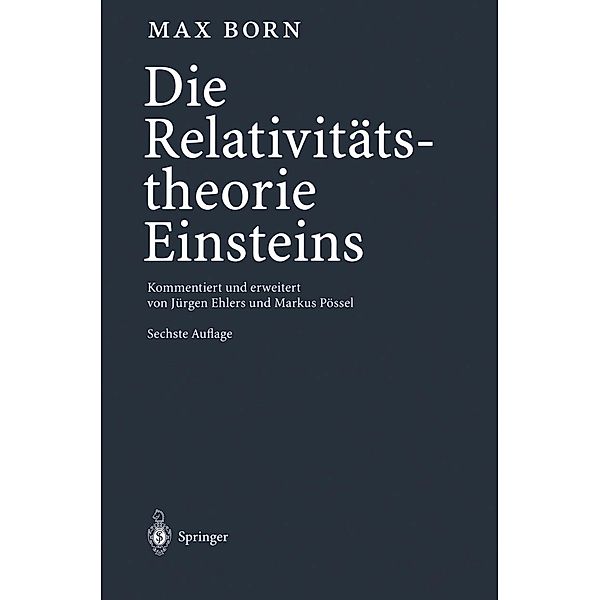 Die Relativitätstheorie Einsteins, Max Born