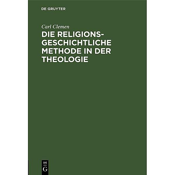 Die religionsgeschichtliche Methode in der Theologie, Carl Clemen