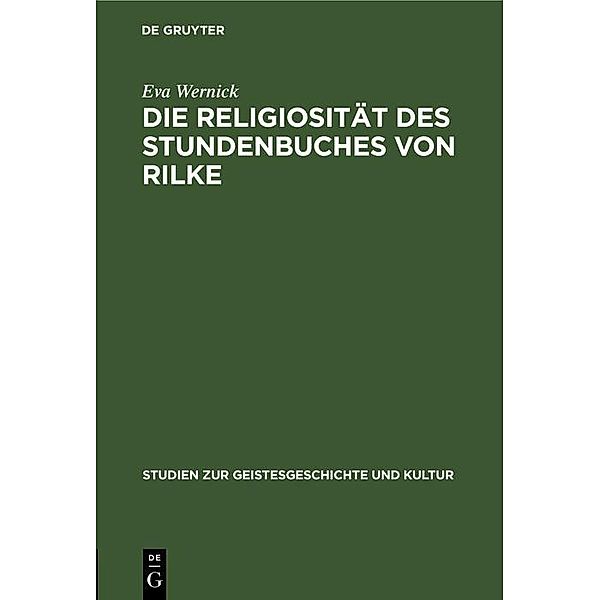 Die Religiosität des Stundenbuches von Rilke, Eva Wernick