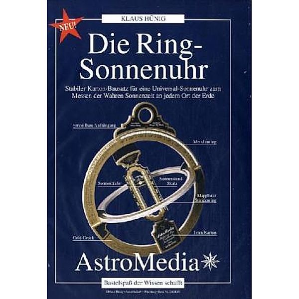 Die Ring-Sonnenuhr, Kartonbausatz, Klaus Hünig