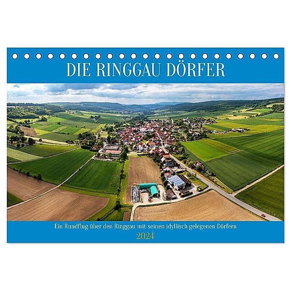 Die Ringgau Dörfer (Tischkalender 2024 DIN A5 quer), CALVENDO Monatskalender, Roland Brack