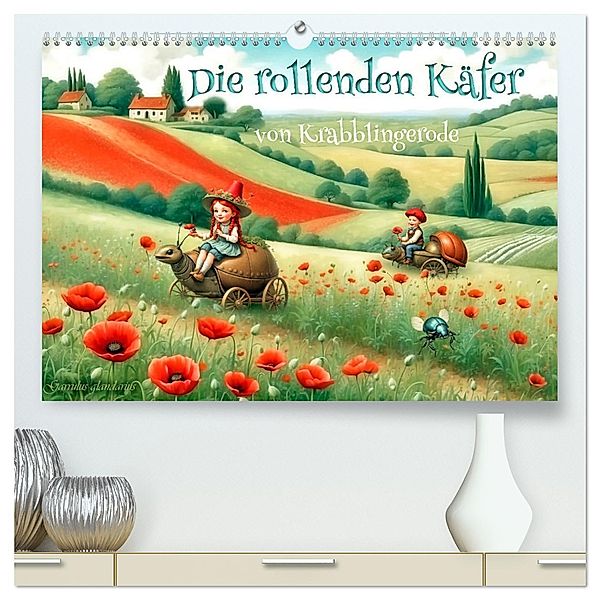 Die rollenden Käfer von Krabblingerode (hochwertiger Premium Wandkalender 2024 DIN A2 quer), Kunstdruck in Hochglanz, Calvendo, Garrulus glandarius