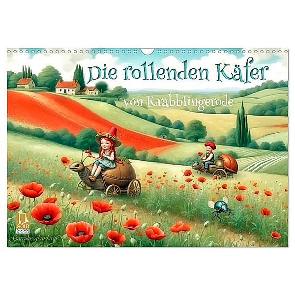 Die rollenden Käfer von Krabblingerode (Wandkalender 2025 DIN A3 quer), CALVENDO Monatskalender, Calvendo, Garrulus glandarius