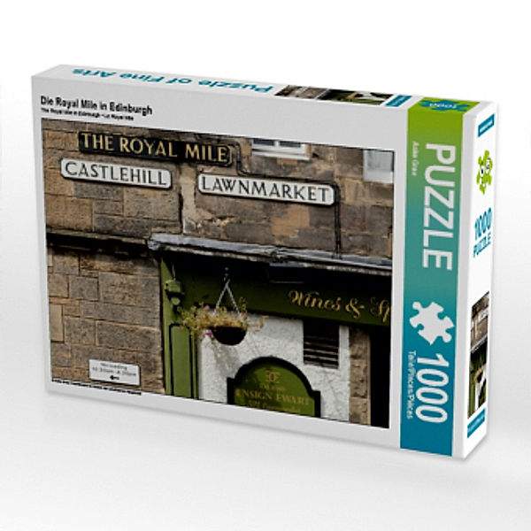 Die Royal Mile in Edinburgh (Puzzle), Anke Grau