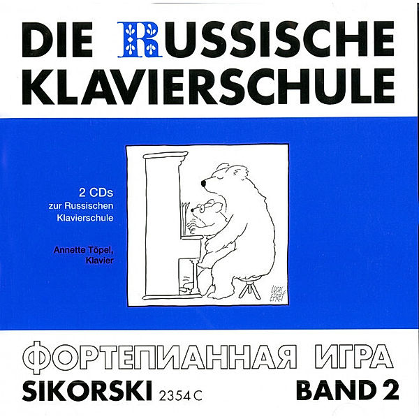 Die Russische Klavierschule.Bd.2,2 Audio-CDs