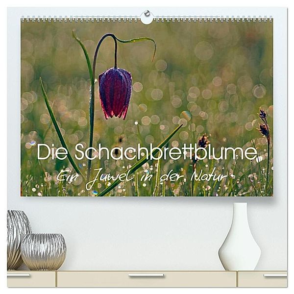 Die Schachbrettblume (hochwertiger Premium Wandkalender 2024 DIN A2 quer), Kunstdruck in Hochglanz, Lutz Klapp