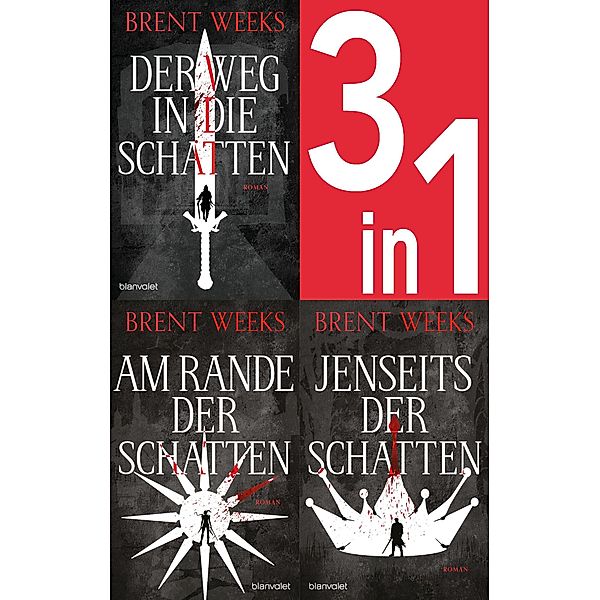 Die Schatten-Trilogie Band 1-3: Der Weg in die Schatten / Am Rande der Schatten / Jenseits der Schatten (3in1-Bundle), Brent Weeks