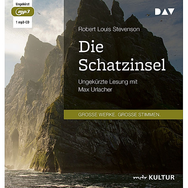 Die Schatzinsel,1 Audio-CD, 1 MP3, Robert Louis Stevenson