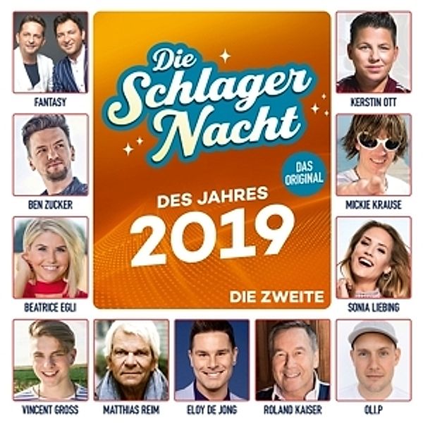 Die Schlagernacht des Jahrs 2019 - Die Zweite, Diverse Interpreten