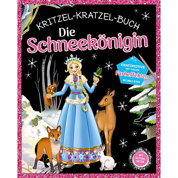 Die Schneekönigin Kritzel-Kratzel-Buch für Kinder ab 5 Jahren