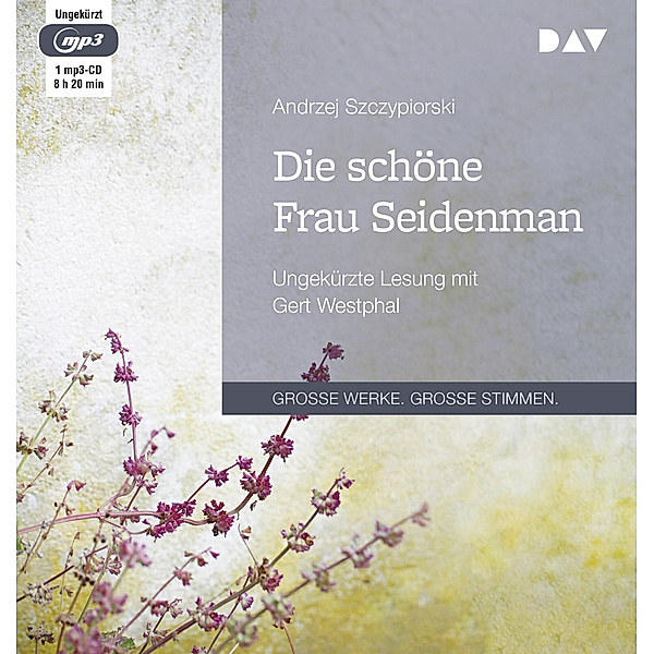 Die schöne Frau Seidenman,1 Audio-CD, 1 MP3, Andrzej Szczypiorski