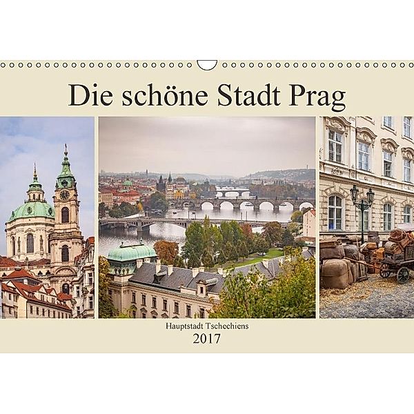 Die schöne Stadt Prag (Wandkalender 2017 DIN A3 quer), Thomas Deter