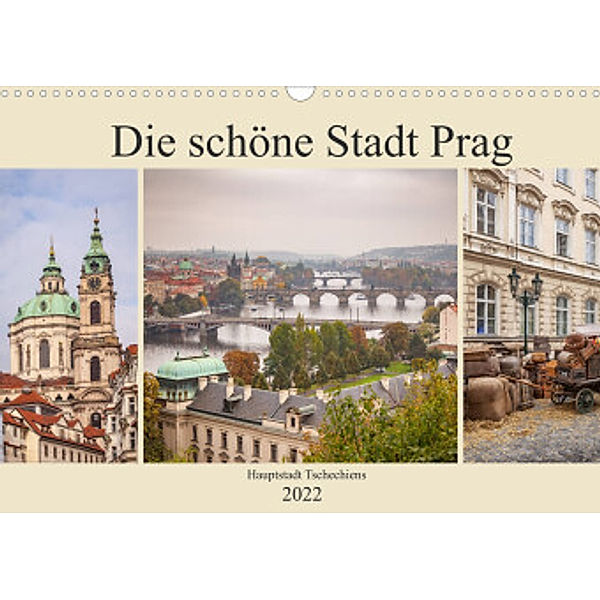 Die schöne Stadt Prag (Wandkalender 2022 DIN A3 quer), Thomas Deter