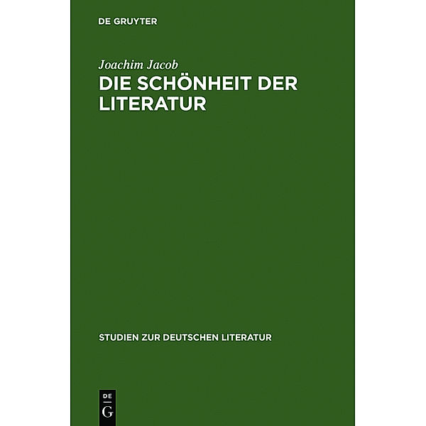 Die Schönheit der Literatur, Joachim Jacob