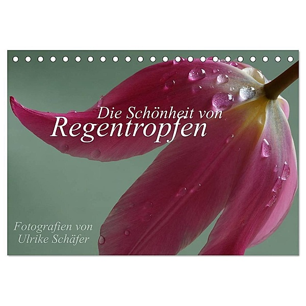 Die Schönheit von Regentropfen (Tischkalender 2024 DIN A5 quer), CALVENDO Monatskalender, Ulrike Schäfer