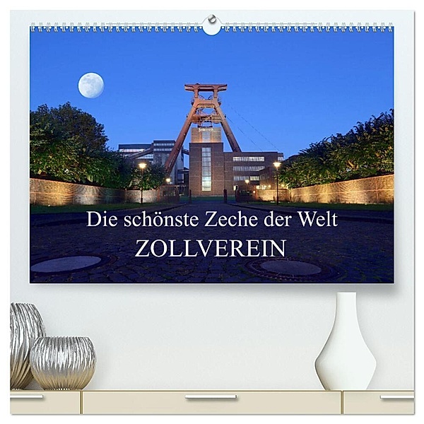 Die schönste Zeche der Welt Zollverein (hochwertiger Premium Wandkalender 2024 DIN A2 quer), Kunstdruck in Hochglanz, Armin Joecks