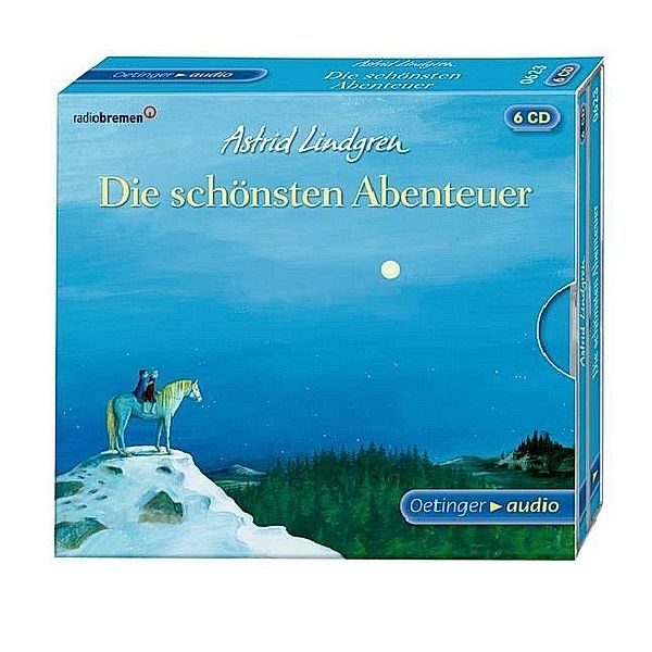 Die schönsten Abenteuer, 6 Audio-CDs, Astrid Lindgren