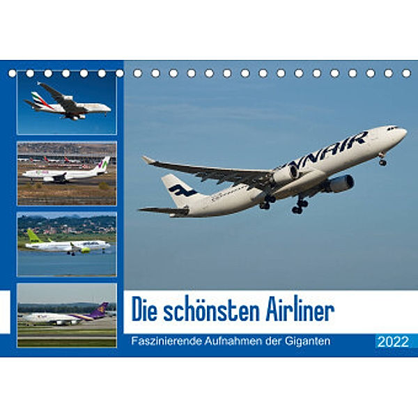 Die schönsten Airliner (Tischkalender 2022 DIN A5 quer), Jakob Otto