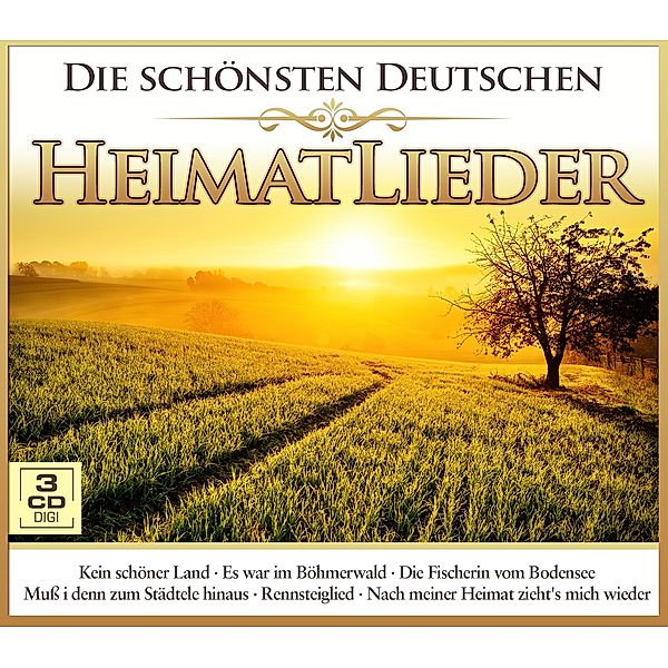 Die schönsten deutschen Heimatlieder (3CD-Box), Diverse Interpreten