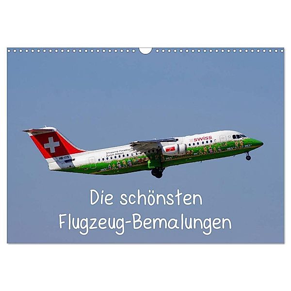 Die schönsten Flugzeug-Bemalungen (Wandkalender 2024 DIN A3 quer), CALVENDO Monatskalender, Thomas Heilscher
