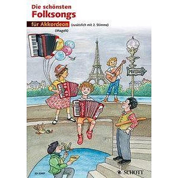 Die schönsten Folksongs, 1-2 Akkordeons