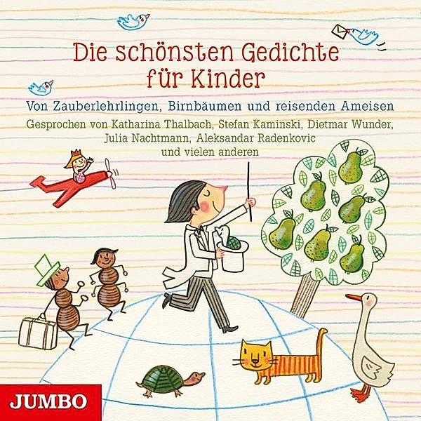 Die schönsten Gedichte für Kinder,Audio-CD, Theodor Fontane