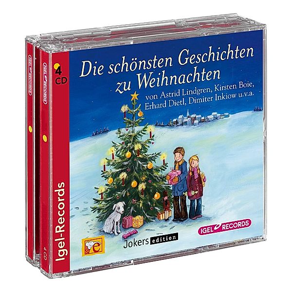 Die schönsten Geschichten zu Weihnachten, 4 CDs