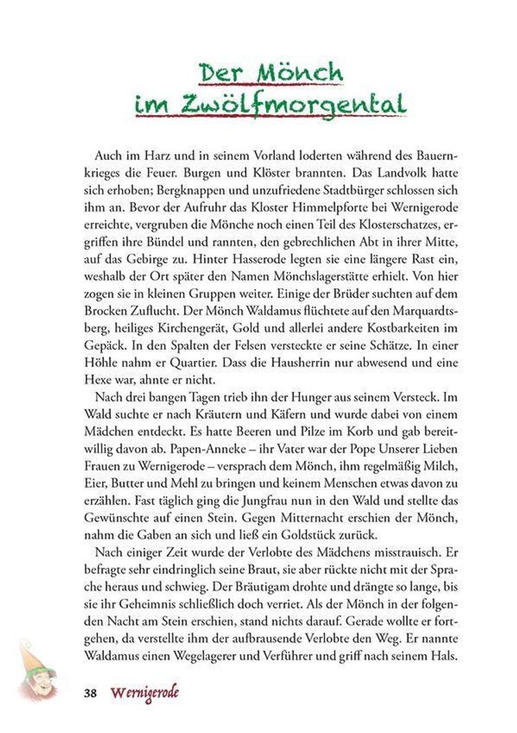 Die schönsten Harzer Märchen und Sagen Buch versandkostenfrei - Weltbild.de