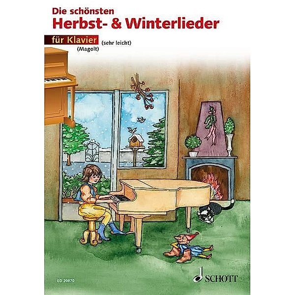 Die schönsten Herbst- & Winterlieder, für Klavier
