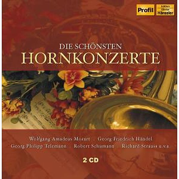 Die schönsten Hornkonzerte, 2 CDs, Diverse Interpreten