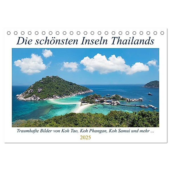 Die schönsten Inseln Thailands (Tischkalender 2025 DIN A5 quer), CALVENDO Monatskalender, Calvendo, Bernd Hartner