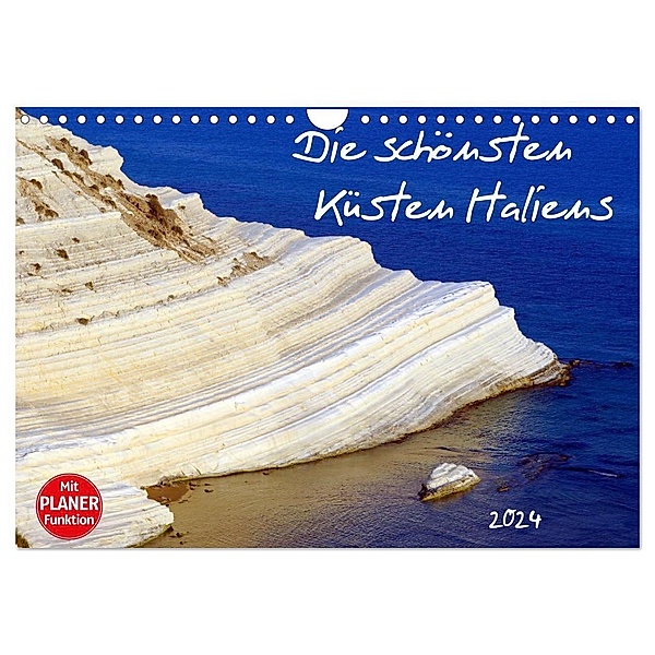 Die schönsten Küsten Italiens (Wandkalender 2024 DIN A4 quer), CALVENDO Monatskalender, Anneli Hegerfeld-Reckert