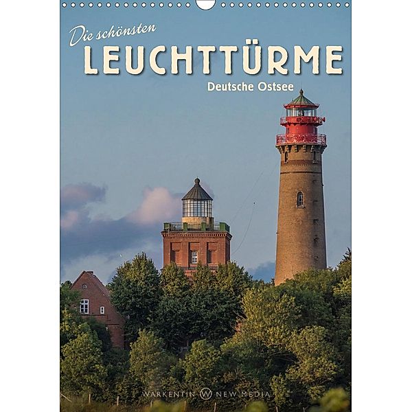 Die schönsten Leuchttürme - Deutsche Ostsee (Wandkalender 2021 DIN A3 hoch), Karl H. Warkentin