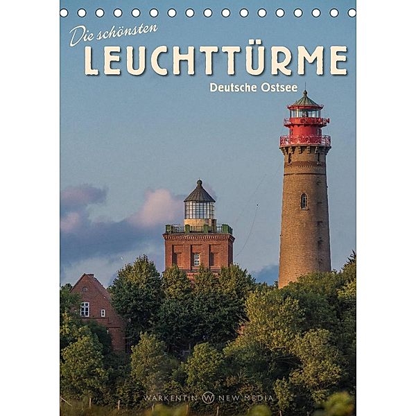Die schönsten Leuchttürme - Deutsche Ostsee (Tischkalender 2023 DIN A5 hoch), Karl H. Warkentin