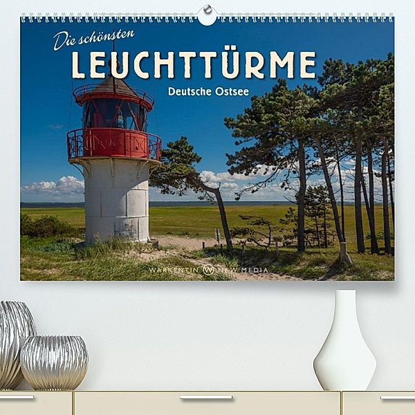 Die schönsten Leuchttürme - Deutsche Ostsee (Premium, hochwertiger DIN A2 Wandkalender 2023, Kunstdruck in Hochglanz), Karl H. Warkentin