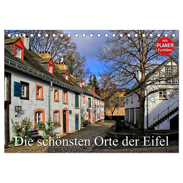 Die schönsten Orte der Eifel (Tischkalender 2024 DIN A5 quer), CALVENDO Monatskalender, Arno Klatt
