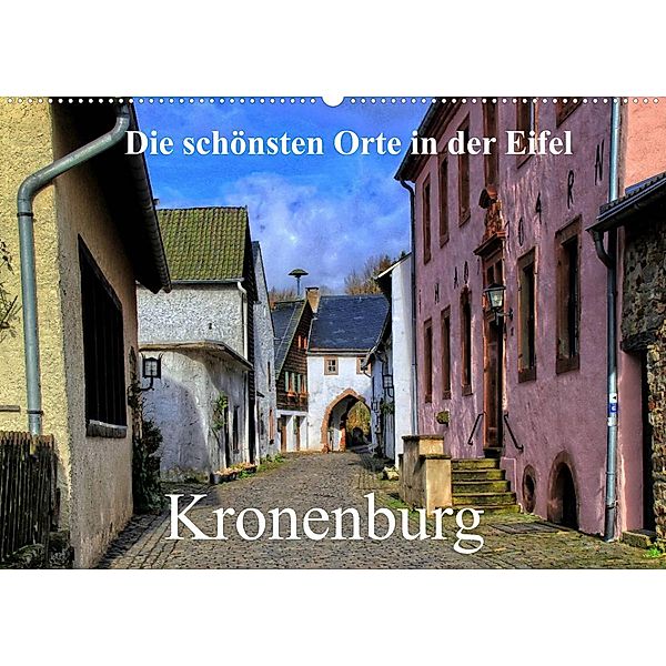 Die schönsten Orte in der Eifel - Kronenburg (Wandkalender 2023 DIN A2 quer), Arno Klatt