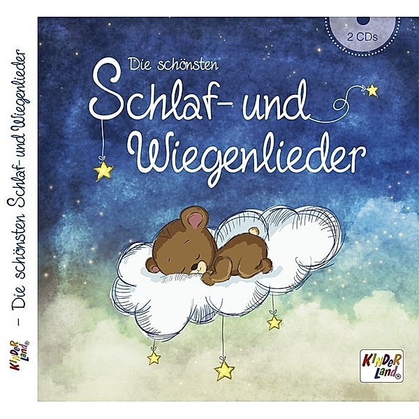 Die schönsten Schlaf- und Wiegenlieder 2CDs; ., 2 Audio-CD,2 Audio-CD